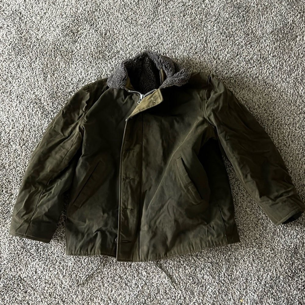 Avirex Waxed N1 Deck Jacket size 42